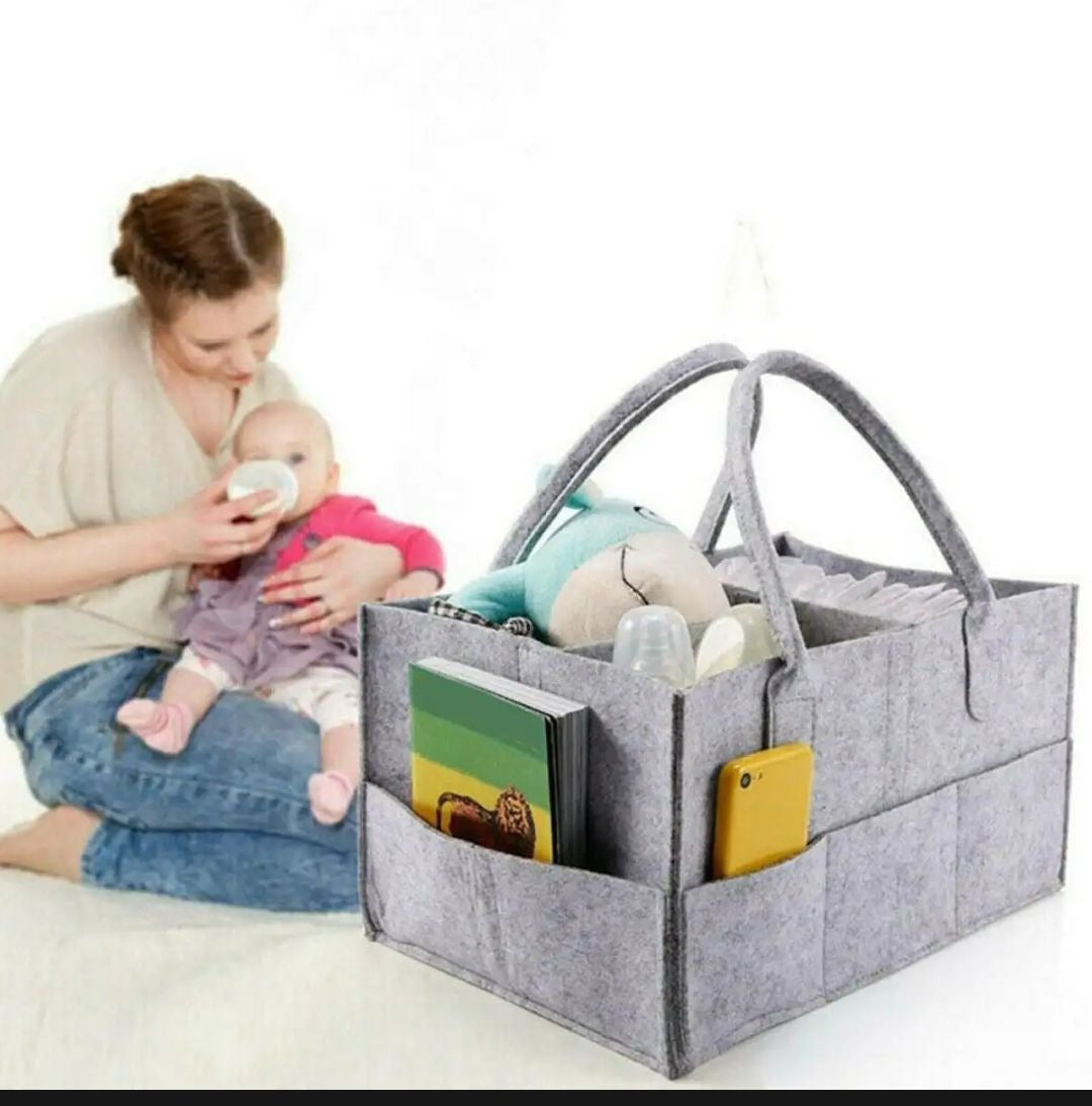 Portable Baby Diaper Caddy Organizer for Nursery & Travel