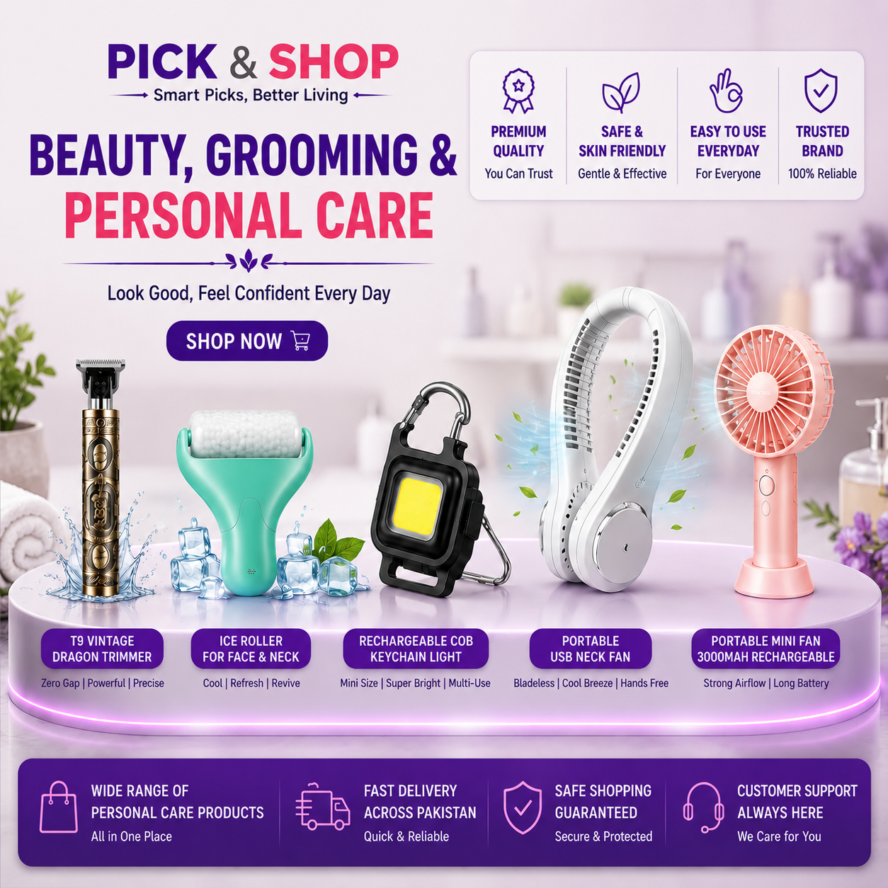 Beauty, Grooming & Personal Care