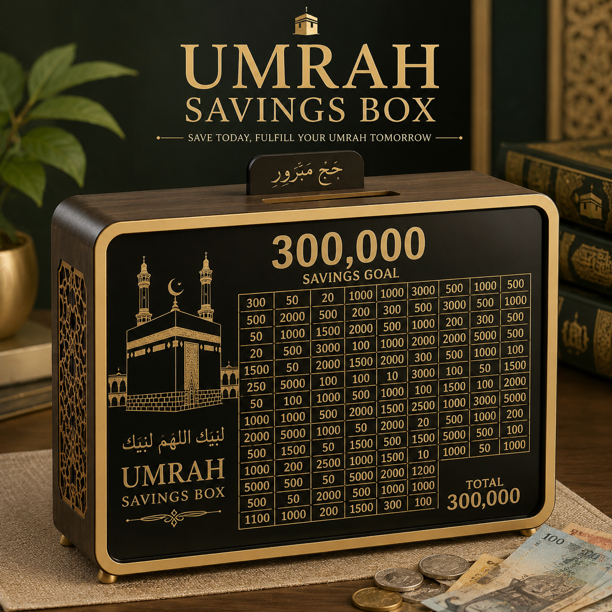 Premium Umrah Saving صندوق Box