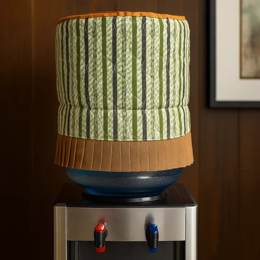 Water Dispenser Bottle Cover — Washable Fabric Cover for Water Dispenser Bottles (Multicolor)