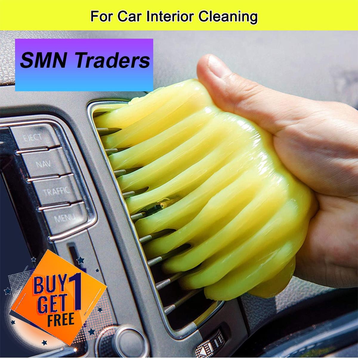 Magic Car Cleaning Gel – Multi-Purpose Dust Remover for Keyboard, Car Interior & Home Cleaning