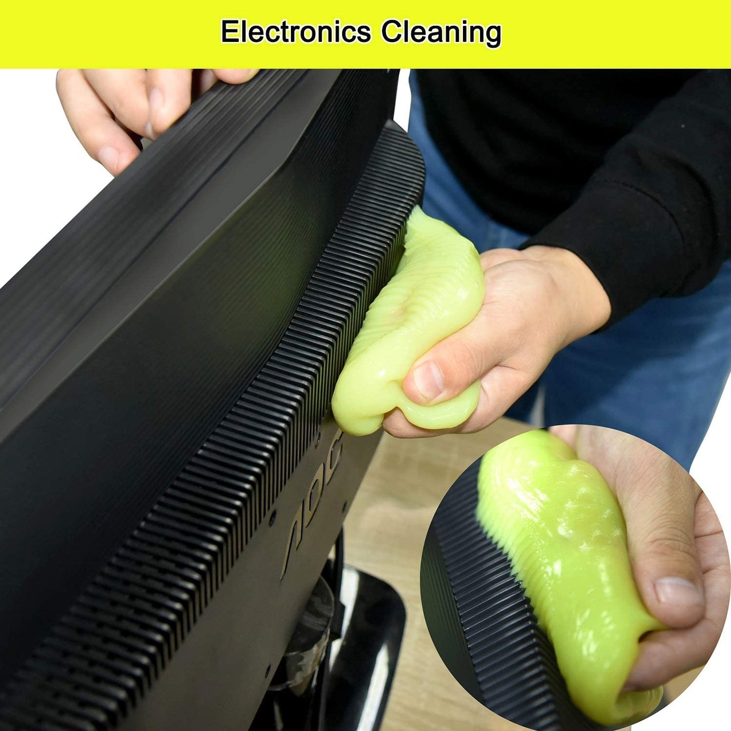 Magic Car Cleaning Gel – Multi-Purpose Dust Remover for Keyboard, Car Interior & Home Cleaning