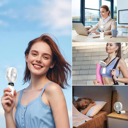 Portable Mini Fan 3000mAh USB Rechargeable