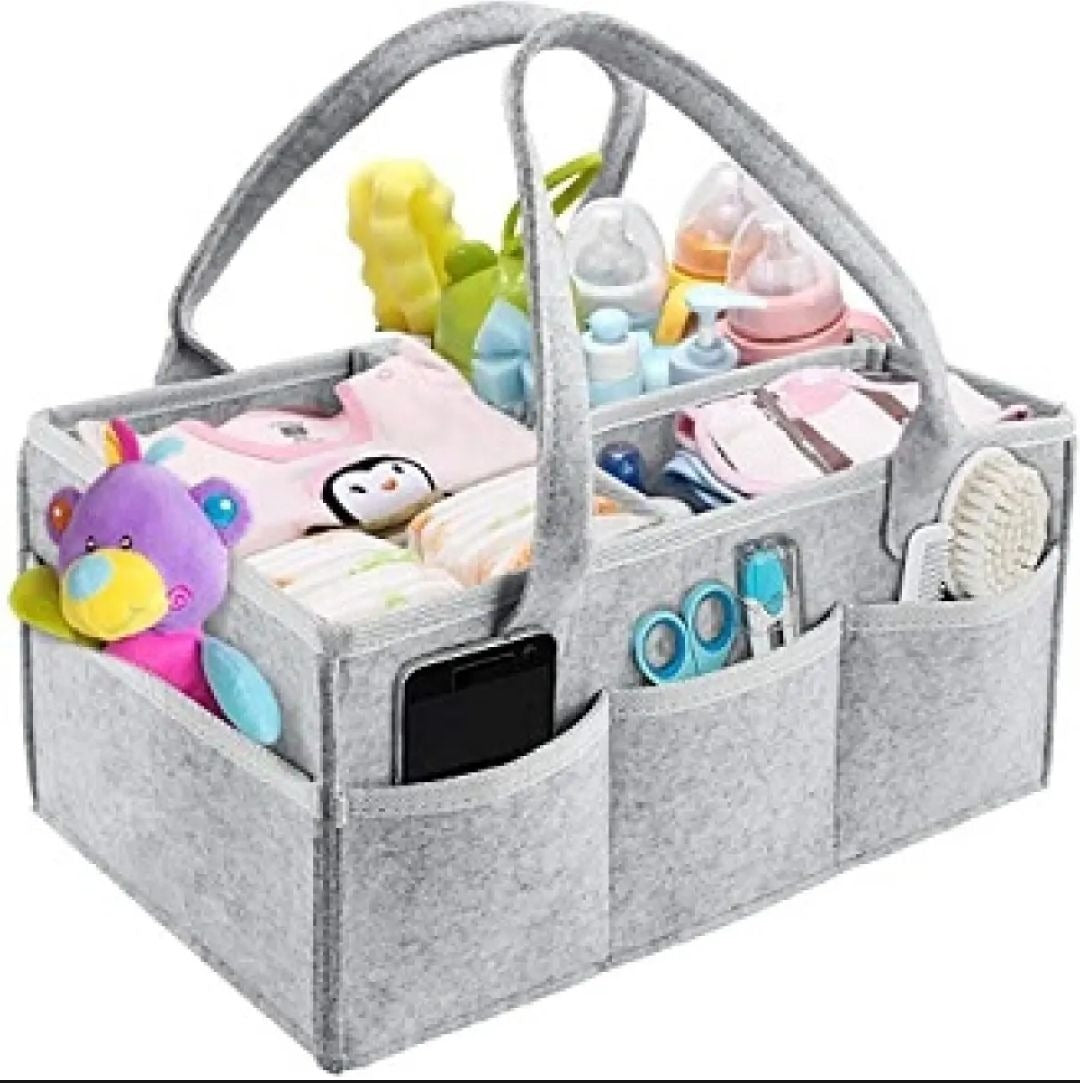 Portable Baby Diaper Caddy Organizer for Nursery & Travel