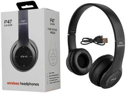 P47 Wireless Bluetooth Foldable Headphones